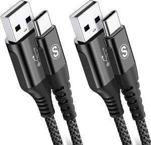 USB Type C �P�[�u���y2�{�Z�b�g�z USB-C & USB-A 3.1A USB C �P�[�u���yQC3.0�Ή��}���[�d�z�^�C�vc �[�d iPhone17 16/iPhone 15 Pro MAX iPad Pro Samsung Galaxy S26/S25/S24/S23/S22/S21/S20 Pixel usb type-c�@��ƌ݊���������