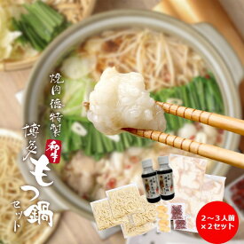 【2セット購入がお得】博多もつ鍋　国産　和牛　特製オリジナル醤油スープ　焼肉　徳　2〜3人前豪華包装紙　ギフト　御中元　御歳暮　贈答品