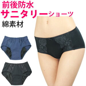 【廃版商品のため特価】サニタリーショーツ 多い日昼用 昼ナプキン用 ロングナプキン対応 羽つきナプキン対応 メール便無料
