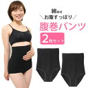 腹巻パンツ はらまきパンツ 2枚セット　綿素材 腹巻 ショーツ 腹巻きパンツ レディース M/L/LL メール便送料無料 (サニタリーショーツではありません）