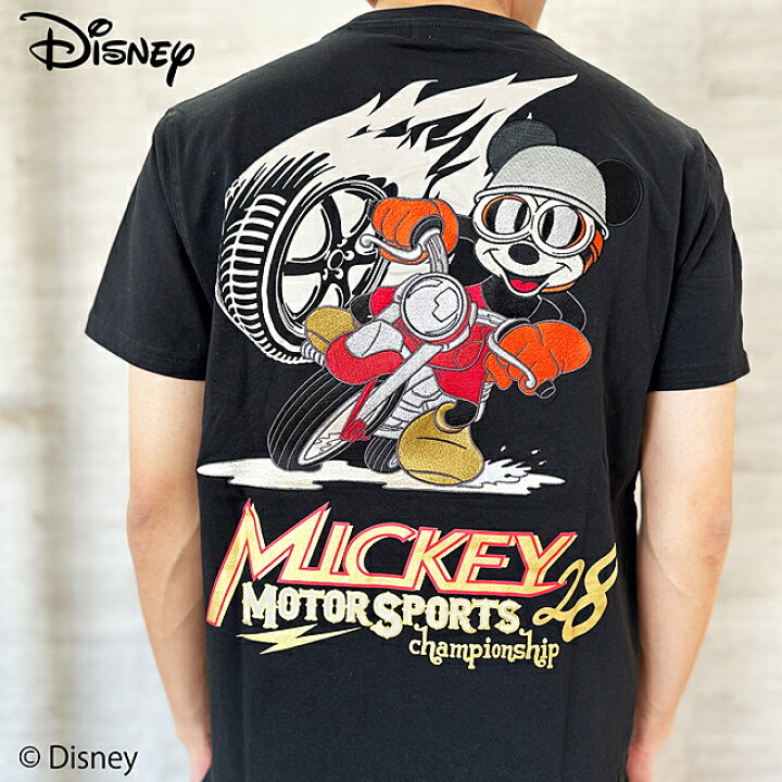 楽天市場】フラッグスタッフ×ミッキー BIKE半袖Tシャツ Flagstaff 