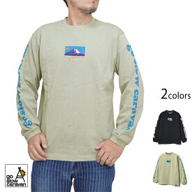 超ヘビーUSA/C富士山ルート刺繍長袖Tシャツ go slow caravan 368304 ゴースローキャラバン ロングTシャツ