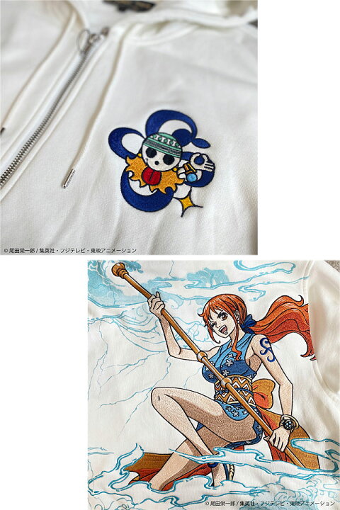 楽天市場】絡繰魂×ONE PIECE おナミスウェットジップパーカー「ナミ 