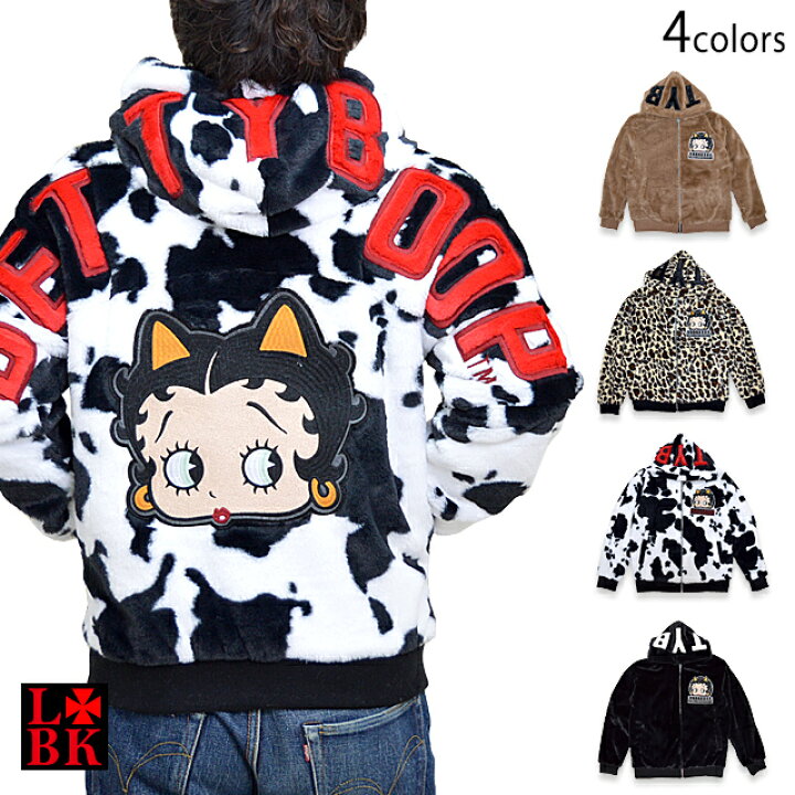 楽天市場】にゃんこBETTYフェイクファーパーカー ロウブロウナックル 