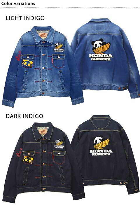 楽天市場】HONDA×PANDIESTA WINGロゴデニムジャケット PANDIESTA JAPAN 