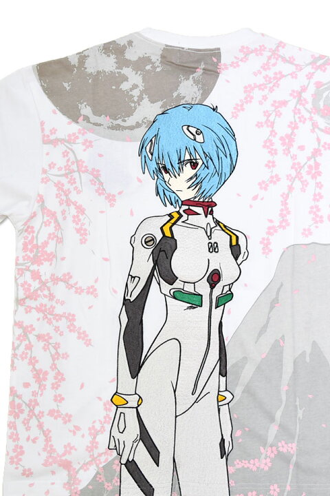 楽天市場】EVANGELION×錦 綾波富士桜半袖Tシャツ 錦 585352 和柄 和風