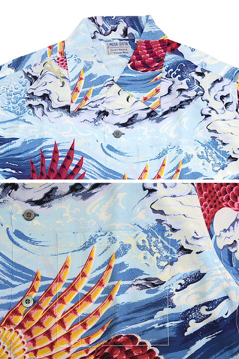 楽天市場】半袖アロハシャツ MUSA-SHIYA SHOTEN SPECIAL EDITION「THE 