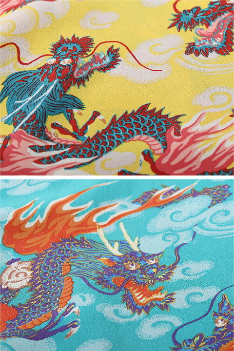 楽天市場】レーヨンアロハシャツ「TEAM OF DRAGONS」 SUN SURF SS39227 