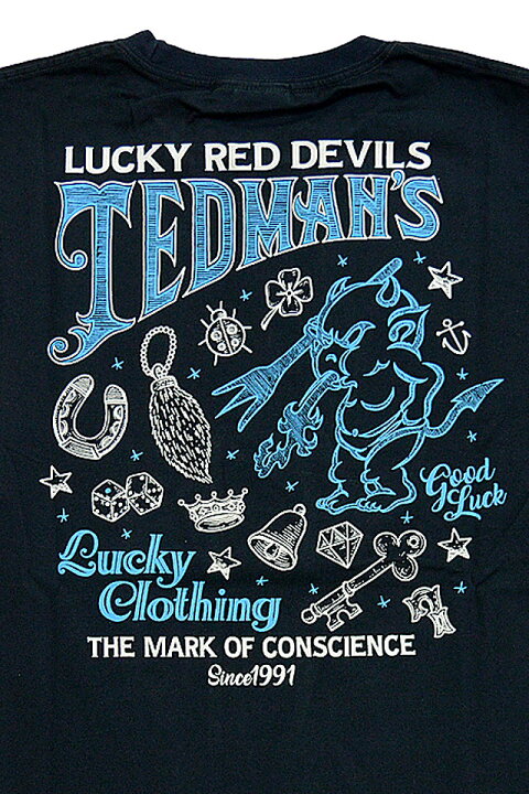 楽天市場】Lucky Charms長袖Tシャツ TEDMAN テッドマン TDLS-309 エフ 