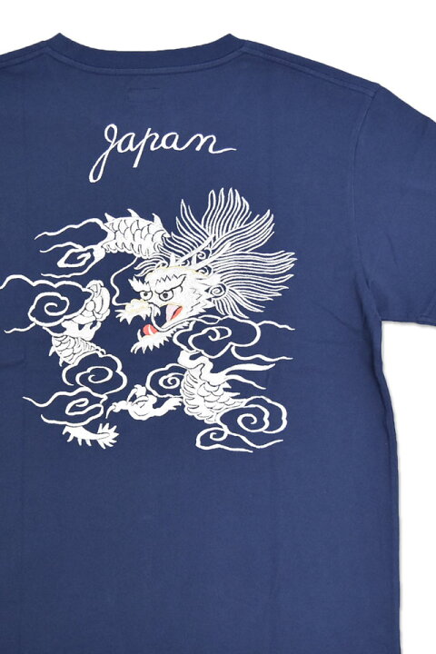 楽天市場】スカ刺繍半袖Tシャツ「DRAGON」 テーラー東洋 TT79588 和柄 