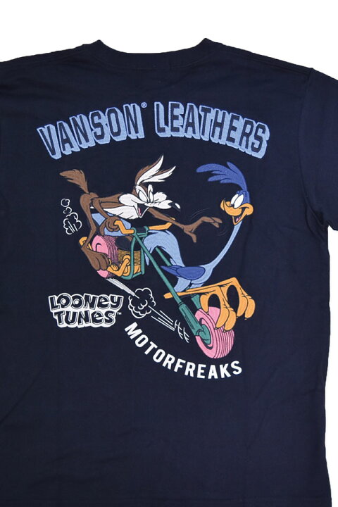 楽天市場】vanson×LOONEY 天竺半袖Tシャツ vanson LTV-2506 バンソン  