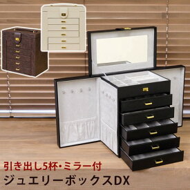 家具　インテリア　引出し5種類　ジュエリーボックスDX