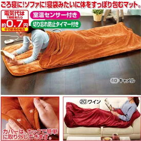 家具　インテリア　 ごろ寝に！ソファに！寝袋みたいに体をすっぽり包むマット