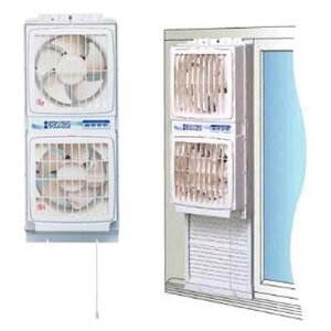 生活家電 冷房 暖房 窓枠に取り付けるだけ! タバコやペットの臭い、室内のこもった空気を一気に換気!