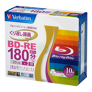 o[xC^Wp(Verbatim Japan) Ԃ^p u[CfBXN BD-RE 25GB 10 zCgv^u Ж1w 1-2{ VBE130NP10V1