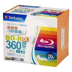 ?o[xC^(Verbatim) Verbatim o[xC^ 1^p u[CfBXN BD-R DL 50GB 20 zCgv^u Ж2w 1-4{ VBR260YP20V1