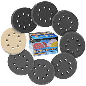 IROKCAKPT TfBOfBXN 125mm ϐy[p[ 81Zbg(#240#400#600#800#1000#1500#2000#3000 ×e10)ی^ 8 fBXNy[p[ T_[pTfBOy[p[,wbhCǧ ؍HDIY