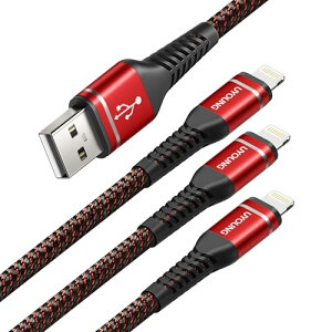 Lightning[dP[u 1M 3{Zbg ACtH[d USB CgjO iC [d ϋv lightning R[hApple iPhone 14/13/12/11/se/Pro/XS/Max/XR/X/8 Plus/7 Plus/ 6s Plus/5s/iPad Air/iPad mini/iPodΉ(bh)