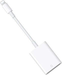 yMFiF؁ziPhone SDJ[h[_[, Lightning to SD Card Camera Reader for Phone/Pad ʐ^/rfI] J[h[_[ of[^] ϊA_v^[ OTG@\SDJ[h[_[ Phone 14/13/12/11/X/