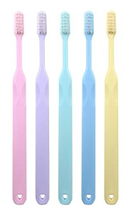 L APIS: ラピス 歯科専用 ハブラシ ふつう コンパクトツイン 先細毛 先丸毛 2段植毛 コンパクトヘッド 歯周ポケット 歯肉炎 歯周病予防 シンプル 5本 アソート LA-211TA