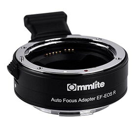 Commlite CM-EF-EOSR マウントアダプター EOSR対応 レンズアダプター リング マウント変換アダプター AF 絞り調整 IS手振れ補正 キャノン EF/EF-Sレンズ→Canon EOS R/RF シリーズ ミラーレス一眼カメラ EOS R/EOS RP/EOS R5/EOS R6