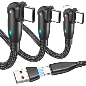 PD60W USB Type C P[u L^ 180°]y1m/2m/2mE3{ZbgzUSB-A/USB-C to USB-C/Type-C 3A}[d & f[^] & ^Cvc [dP[u AndroidȂType C@ΉyTUNKIAzi1m/2m/2mEj