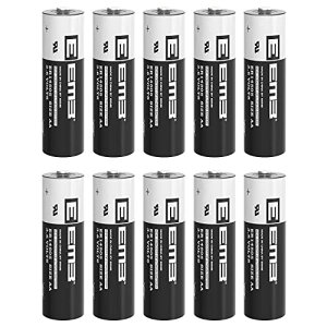 EEMB ER14505 AA 3.6V ���`�E���d�r Li-SOCL? ��[�d���d�r SB-AA11 LS14500 TL-5903 SL-360 S7-400 �����p ER14500 �d�C���[�^�[ �K�X PLC �ݔ��@�� �\���ėp�o�b�e���[�i10�Z�b�g�j