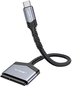 JSAUX SATA - USB CP[u (Thunderbolt 3Ή)USB C 2.5C` SATA III n[hhCo[A_v^[ A~VF OtRo[^[ SSD/HDDf[^]Ή O[