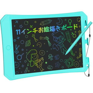 GIGART お絵描きボード 11インチ 電子メモパッド マグネット付き LCD おえかきボード ロック機能搭載 書いて消せるボード 電池交換可能 お絵かきボード 電子パッド 電子めもパッド 電子メモ帳