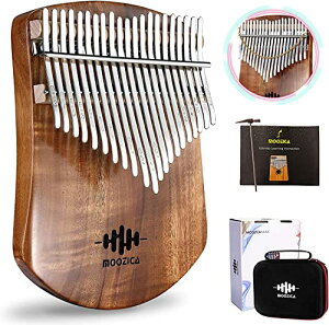 MOOZICA �J�����o 21�L�[ C�� ���S�Ҍ��������� �A�J�V�A�R�A�؍� Kalimba 21key�e�w�s�A�m �y�� �����n���}�[ �������Ɗy�� �h�U���[�P�[�X�t�� (K21KS)