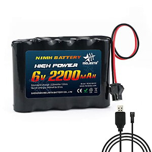 Melasta ���W�R�� �j�b�P�����f�o�b�e���[ 4.8V Ni-MH �d�r�p�b�N SM-2P �v���O RC�J�[ �g���b�N �{�[�g ����ނ�RC���f���ɓK�p USB�[�d�P�[�u���t��