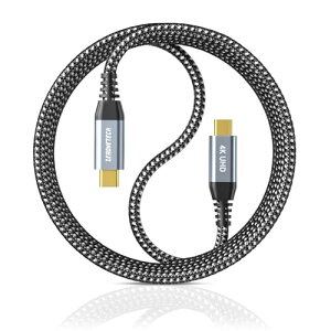 ZeroneTeck USB-C fo͑ΉP[u 1My20Gbpsf[^] 4K/60Hz fo 100W/5A}[d PDΉzUSB3.2 Gen2 Type-C f[^]P[uΉ MacBook Pro/Air iPad