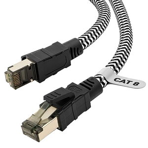 LANƒP[ƒuƒ‹ 1M CAT8 Soohut ƒƒbƒVƒ… LANƒP[ƒuƒ‹ ƒJƒeƒSƒŠ[8 ‚‘¬40Gbps/2000MHz CAT8€‹’ ƒC[ƒTƒlƒbƒgƒP[ƒuƒ‹ƒV[ƒ‹ƒh ƒ‚ƒfƒ€ ƒ‹[ƒ^ switch/PS4/PS5 Xbox“™‚ɑΉž Šé‹Æ—p ƒ‰ƒ“ƒP[ƒuƒ‹ ‰Æ’ë—p (1, 1m)