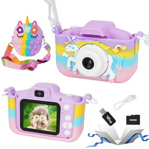 ArtCWK LbYJ jR[ J ̎q 1080P HD^ 32GB SDJ[h2.0C`IPS8{Y[ 850mAh̃obe[ B qǂ J gCJ  a NX}Xv[g 