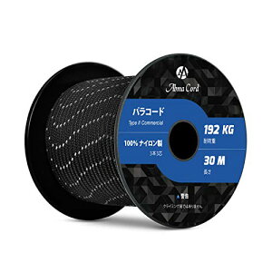Abma Cord �p���R�[�h 3mm 3�c 50m 100���i�C���� ���[�v �҂� �L�����v �A�E�g�h�A�p �ω׏d192kg