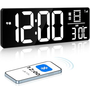 Blueekin fW^v Bluetooth C dg ^ 16.5C` 4iK 4iKʒ fW^J_[ Xk[Y ^C}[ u|p 12H/24Hԕ\ xt