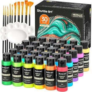 Shuttle Art ANG̋ ^bN 30FZbg AN痿  h ϋv 60ml uV10{ pbgt z/KX//؍/LoXɓKp qp e Sx Lт DIY CX