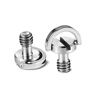 SMALLRIG 1/4�C���`�l�W �J�����Œ�l�W 2�Z�b�g 1/4�C���`�m�u 1/4-20�X���b�h �J�����~�߃l�W �N�C�b�N�����[�X�J�����Œ�l�W �J�����~�߃l�W-838 [���s�A���i]
