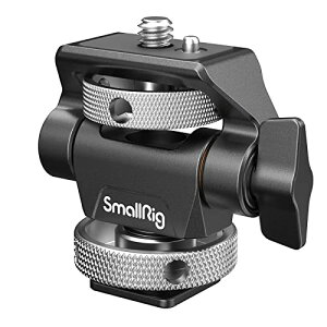 SmallRig ���j�^�[�}�E���g ���E360�x��]�\ �O��180�x���߉\/���j�^�[����]����ьX�΂�����/5�����7���j�^�[�p/�L�k���̂���ʒu���߃s���ƃR�[���h�V���[�u���P�b�g�t�� 2905B