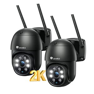 Ctronics hƃJ O Zbg 5GHzWiFi 2.5K 4MP AIm ǔ 24Ԙ^ X}zEPCu ONVIF/NVR/NASΉ vZbg@\ iCgJ[ Њd AP[h NEhXg[W PTZ u 