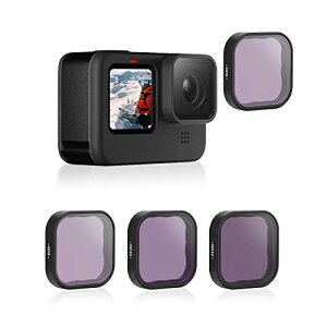 AuyKoo GoPro Hero 9/ Hero 10/Hero11 Black NDtB^[y3zndtB^[ NDیtB^[ JیtB^[ tB^[ A~f ߗ  ho y wKX goproA