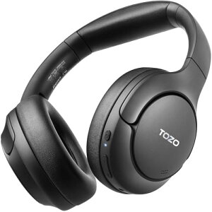 TOZO HT2 ���C�����X�w�b�h�z�� Hi-Res Audio(�L���n�C���]) 40mm �_�C�i�~�b�N�h���C�o ���^ �܂��ݎ� �y�� Bluetooth5.3 ���� Type-C & AUX�L���ڑ� �ő�38dB�̃m�C�Y��ጸ�m�C�Y�L�����Z�����O�w�b