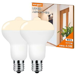 aurogeek lZT[d LEDd E17 4.2W ZT[Ɩ 40W dF 500LM 2700K L ֓ _  ʏ Ki 2Zbg