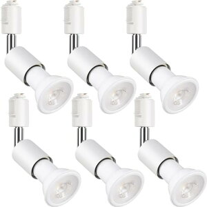 szbritelight �X�|�b�g���C�g e26 �_�N�g���[�����C�g �d���t�� �_�N�g���[���p�Ɩ���� ���C�e�B���O���[�� �Ɩ� PAR20 ���t���^ �����v�t LED�d���{���Z�b�g (�z���C�g, �d���F 6�Z�b�g)