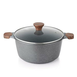 SENSARTE 24cm [^ 傫  ihΉ łȂ }[uR[g PFAS & PTFEt[ ȒP J[ g Ă 痿 O[