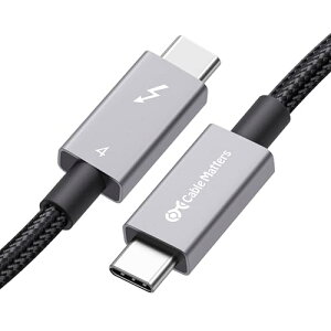 [IntelF] Cable Matters 40Gbps ґgThunderbolt 4 P[u - 1mA 240W [dE 8K rfIAT_[{g4P[uAMacBook Pro/iMac ṕA Thunderbolt 3 / USB4 / USB-CS݊AubN
