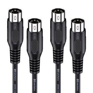 Cable Matters 2�{�Z�b�g MIDI �P�[�u�� - 1.8m�A5�s�� DIN MIDI�P�[�u��