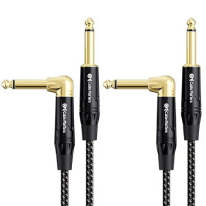 Cable Matters 2�{�Z�b�g �ґg�M�^�[�P�[�u�� - 0.9m�A�M�^�[ �V�[���h S-L�^�A 6.35mm���m�����v���O �y��p�P�[�u���ATS�X�g���[�g - L �^�A�v���O