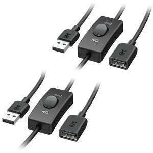 Cable Matters USB P[u 0.9m XCb`t 2{Zbg USB2.0 P[u On/OffXCb` USBP[u Type A IX X R[h USB  ubN