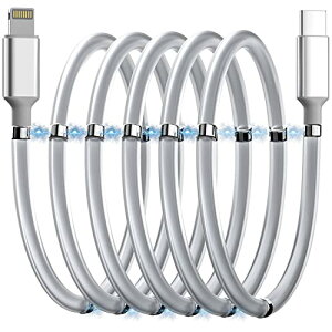 AICase }Olbg Type C to Lightning iPhone P[u Type C X[p[I[KiCY[d C z imf[^P[u iPhone 14/13/12/11/Mini/Pro/Max/X/XR/8/SE,iPad Air/Pro/Mini_1Ή
